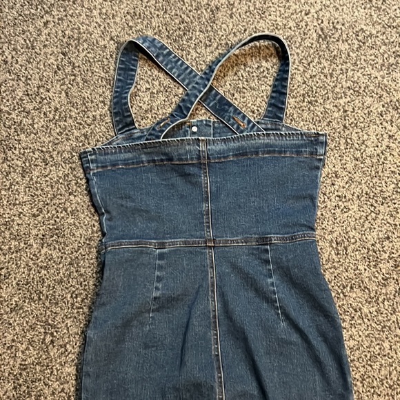 🌸4/$20🌸Forever 21 Women's Stretchy Denim Dress Size Small EUC - Picture 5 of 8